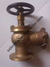 China 2 1/2&quot; JIS marine bronze angle fire valve/hydrant valve DN65 supplier